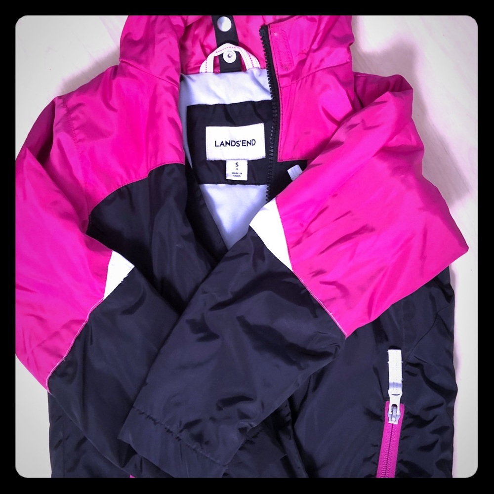 Girls Size 4 Lands’ End Winter Coat